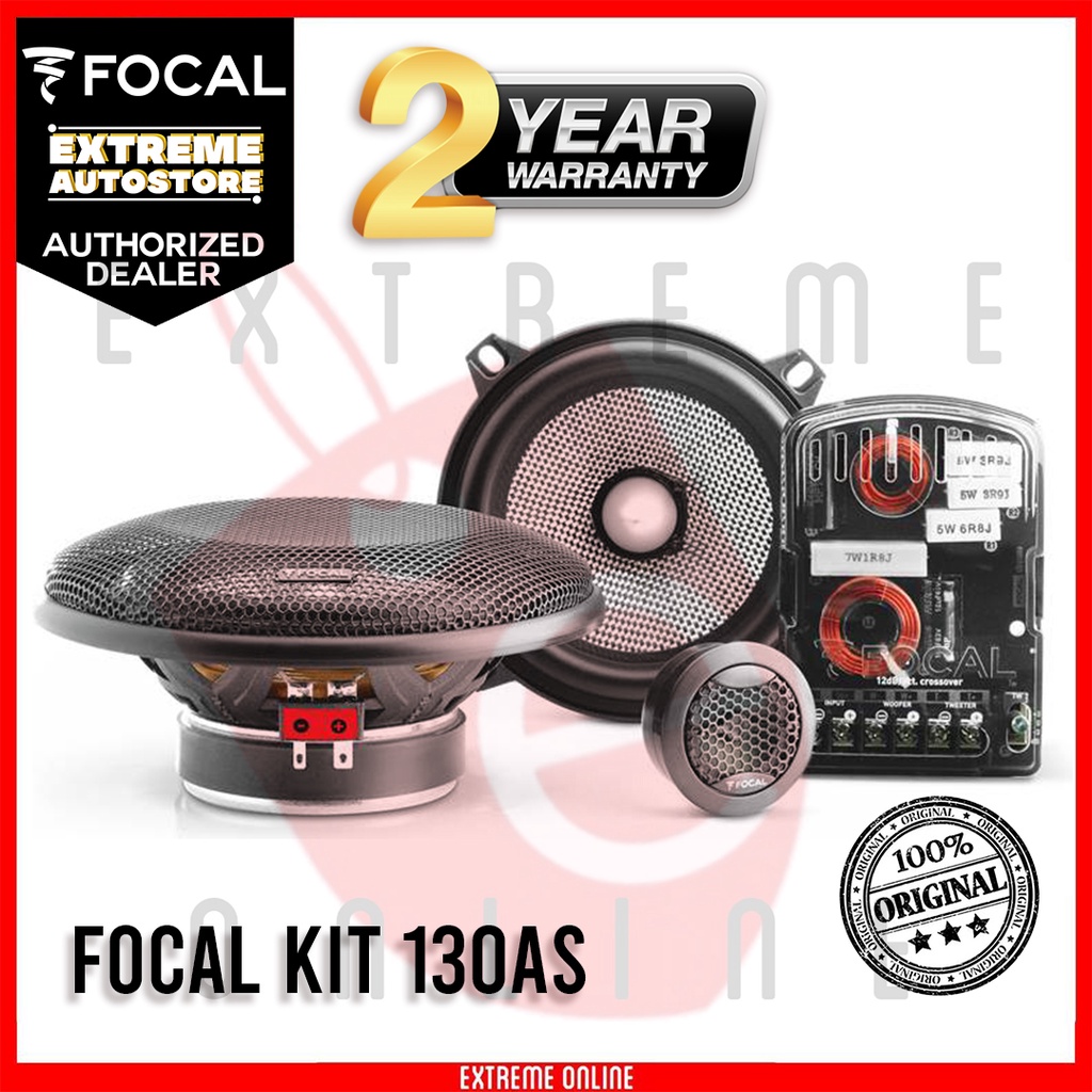 Focal Performance 130AS Access Series 5-1/4" 2-way Component Speaker ...