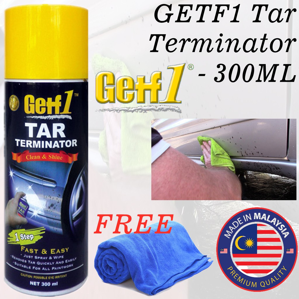 GETF1 Tar Terminator Clean & Shine 300ML Shopee Malaysia
