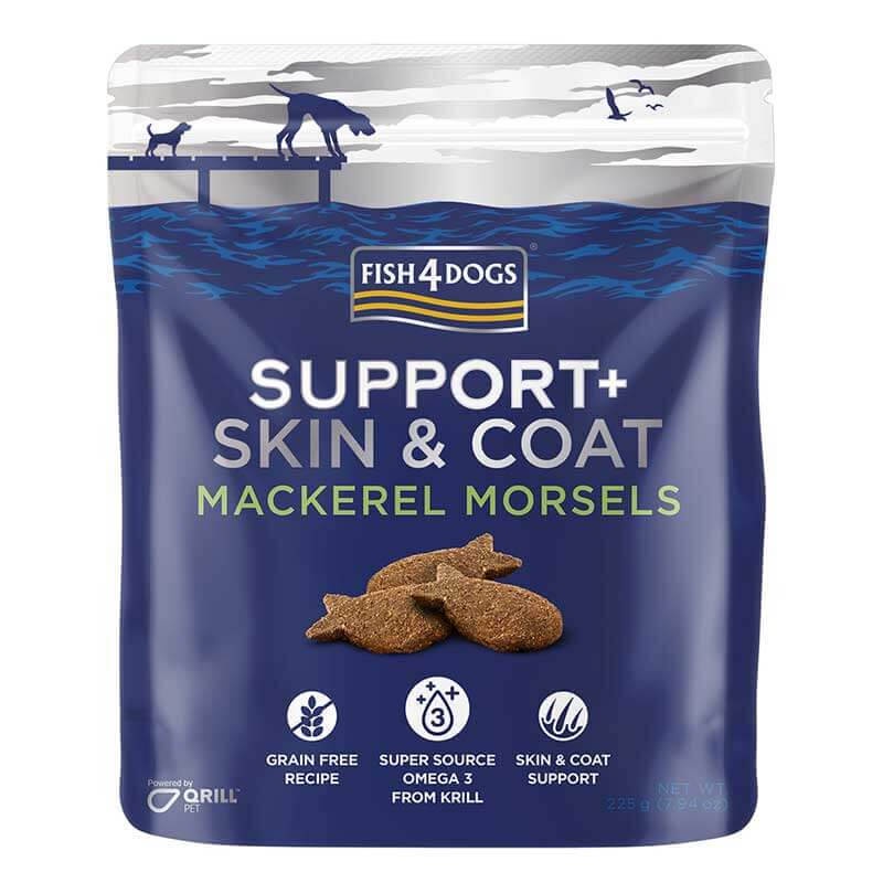 Fish 4 Dogs Mackerel Morsels with Krill - Skin & Coat (225g)