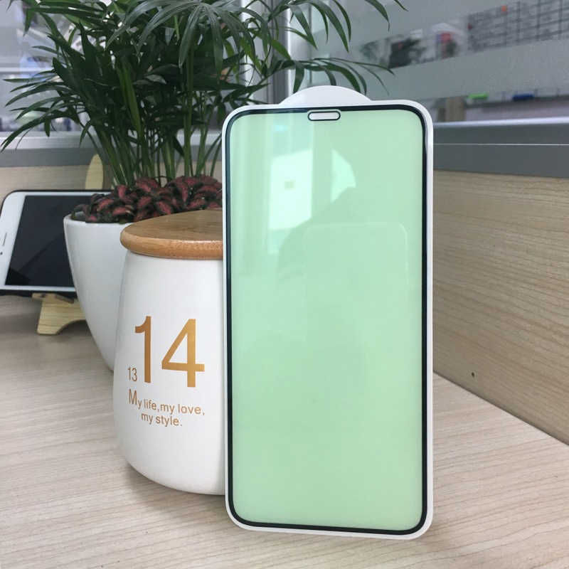 10d Anti Uv Blue Light Green Ray Tempered Glass Screen Protector For Iphone 11 Pro Max X Xr Xs Max Front Guard Glass 9h Shopee Malaysia