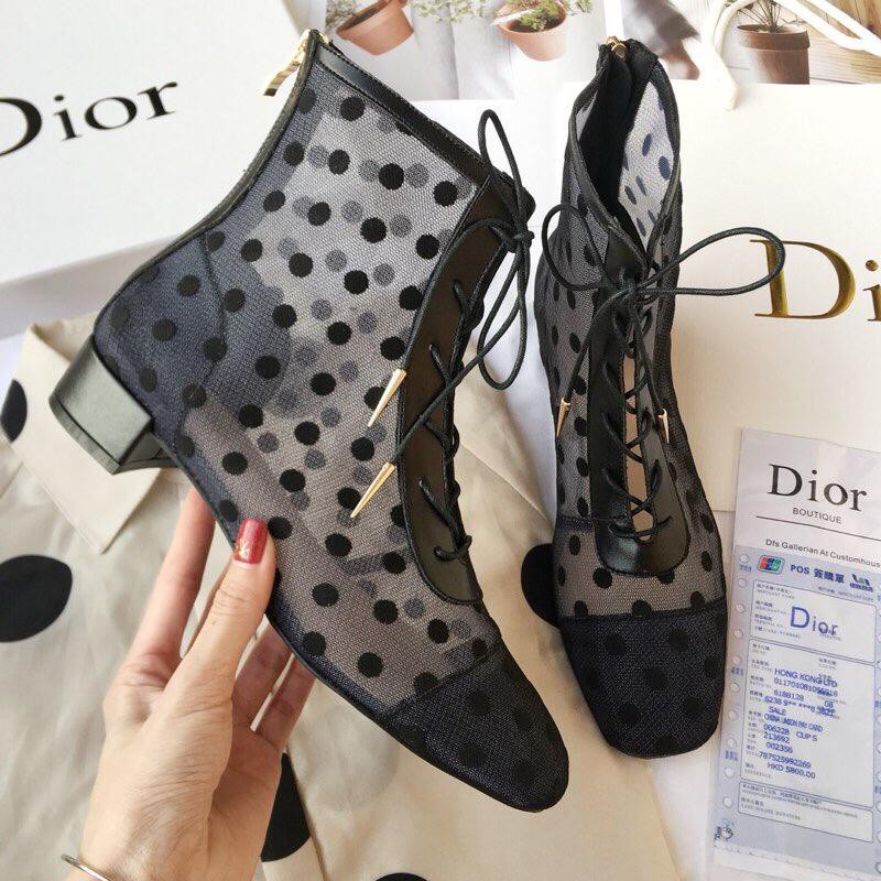 dior mesh boots