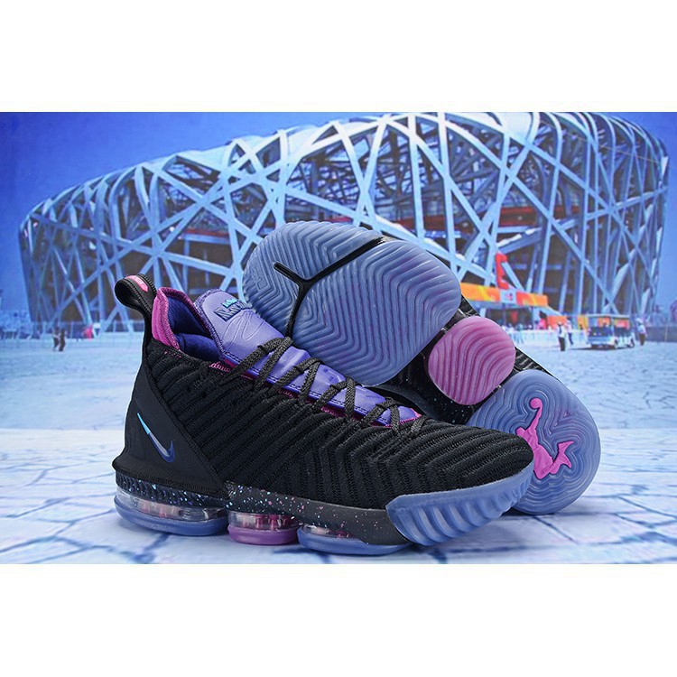 lebron james 16 purple
