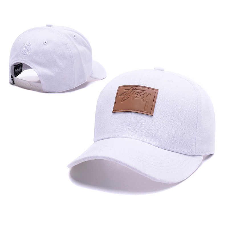 white stussy hat