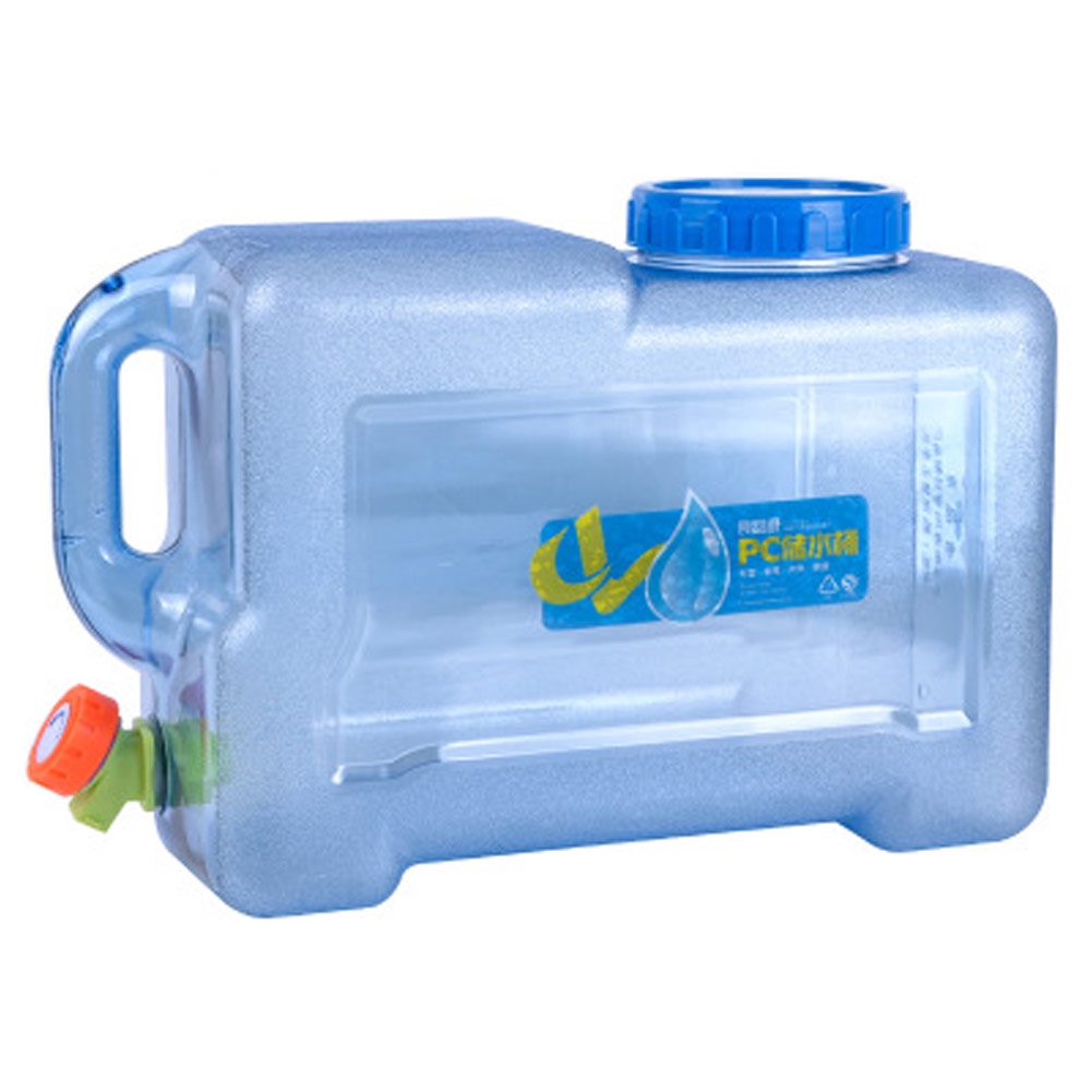 drinking water container with tap