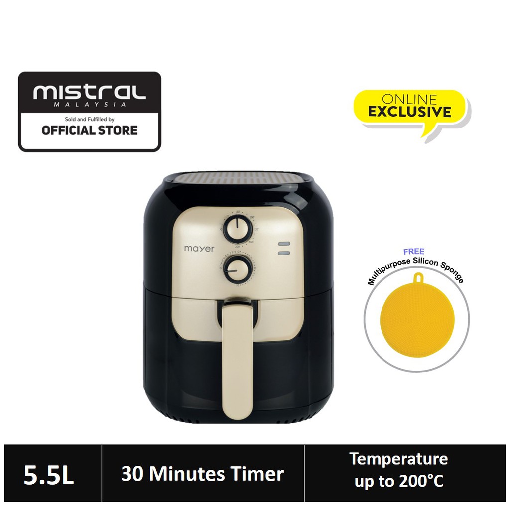 Mayer Air Fryer MMAF505 Shopee Malaysia