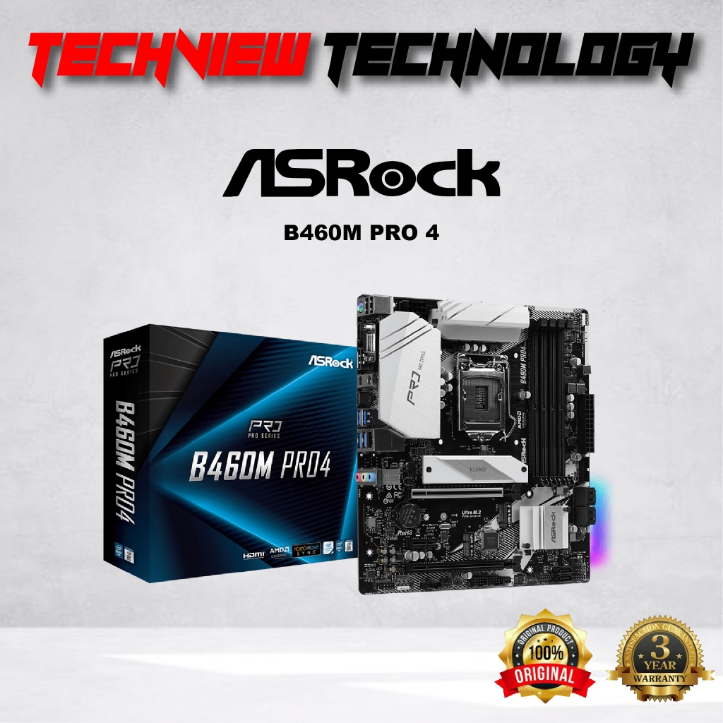 Asrock b460m pro4 установка виндовс