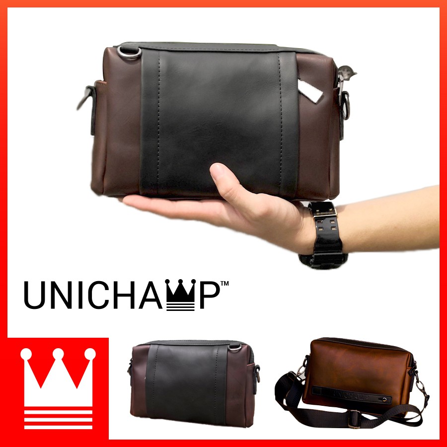 Unichamp Beg Sandang Lelaki Sling Bag Men Clutch Bag Men Beg Tangan