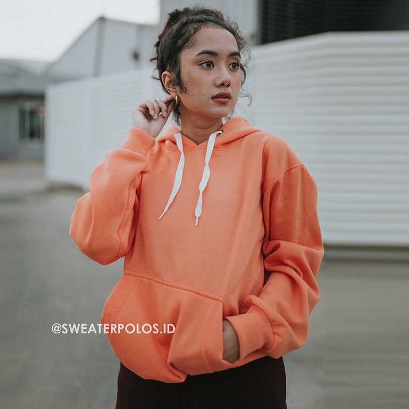 orange neon hoodie