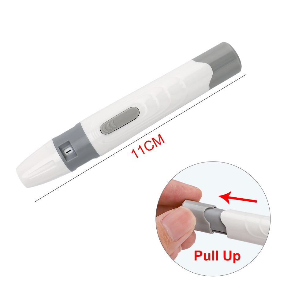 YOUWEMED Lancet Pen Lancing Device Diabetics Depth Blood Sampling Test