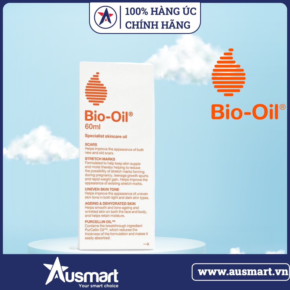 Bio-oil Essential Oil 60ml Prevents Stretch Marks, Reduces Dark Spots, Fade Scars, Australian Domestic Product