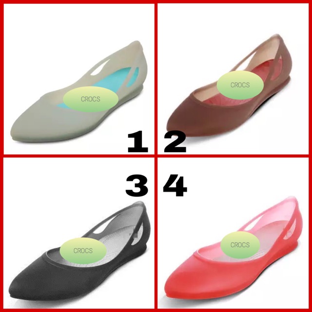 crocs rio flat size 8