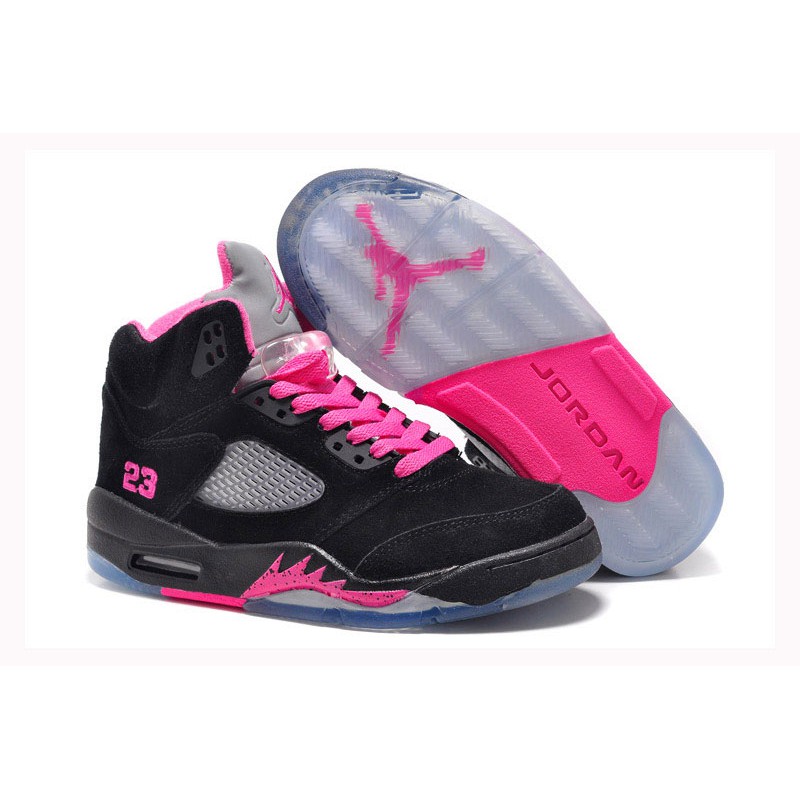 jordan 5 black pink