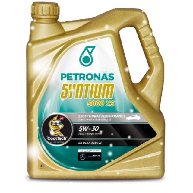 PETRONAS Syntium 3000 FR Motoröl 5W30 – 5 Liter, API SN/CF, ACEA A5/B5, Für Benzin & Diesel