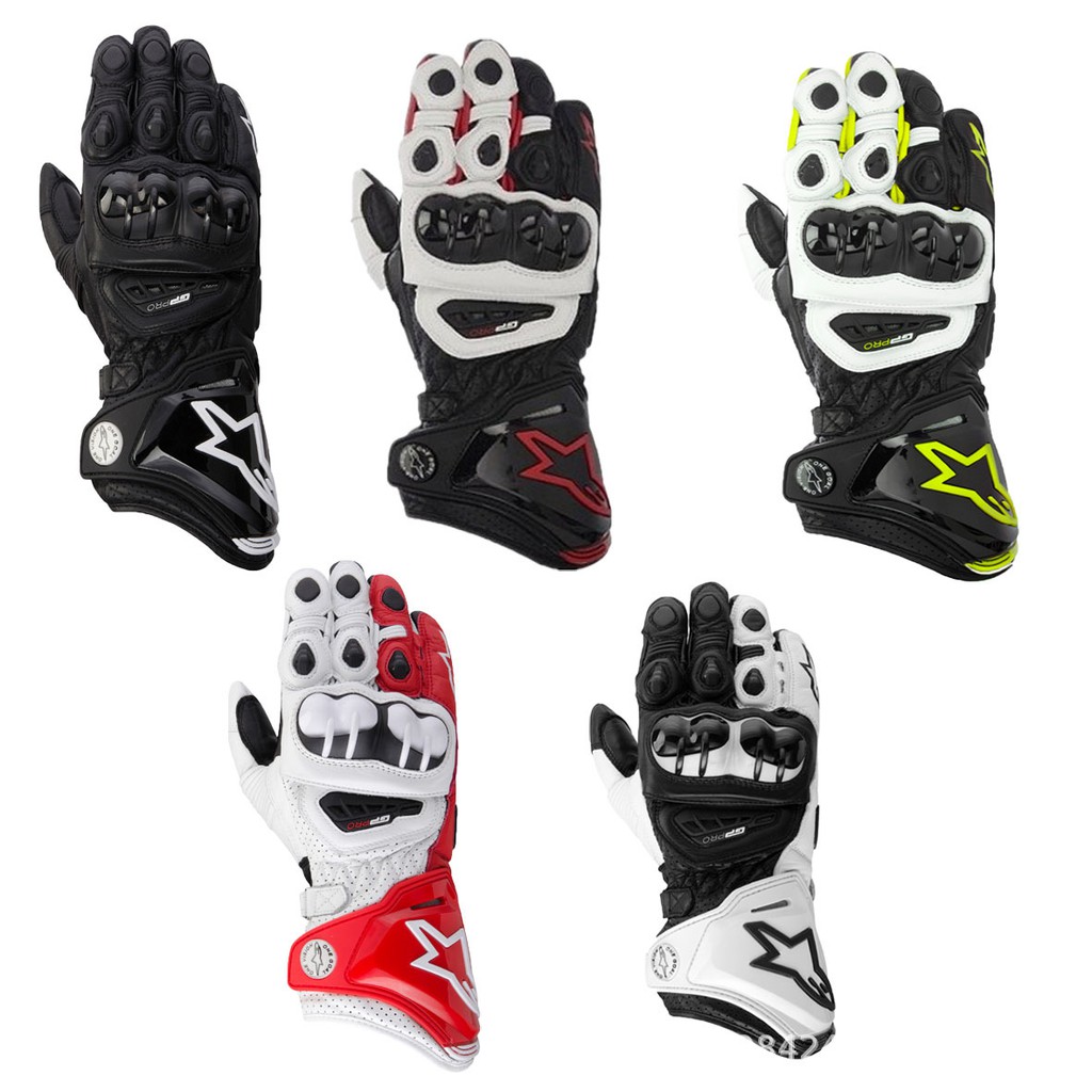 Alpinestars Gloves Racing Long Gloves Motorcycle Hard Shell Leather Riding Gloves Anti Fall Motorcycle Gloves Shopee Malaysia