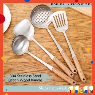 Frying Shovel Spatula Sudip Stainless Steel 304 Sudip Senduk Viral Rizalman Sudip Cucur 苏迪普 Senduk Kayu Sudip Besi Shopee Malaysia
