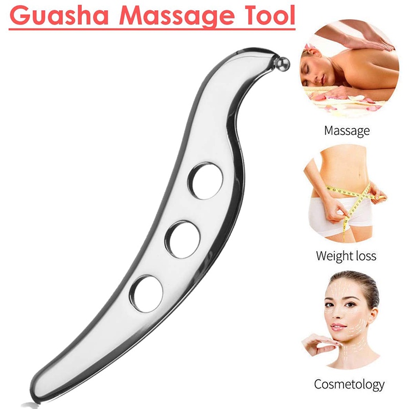 GURU Gua Sha Tool Stainless Steel Manual Scraping Massage Tools Physical Therapy  Pain Relief Myofascial Release Tissue Mobilization | Shopee Malaysia