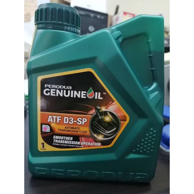 ORIGINAL PERODUA ATF D3 -SP AUTOMATIC TRANSMISSION GEAR OIL | Shopee ...