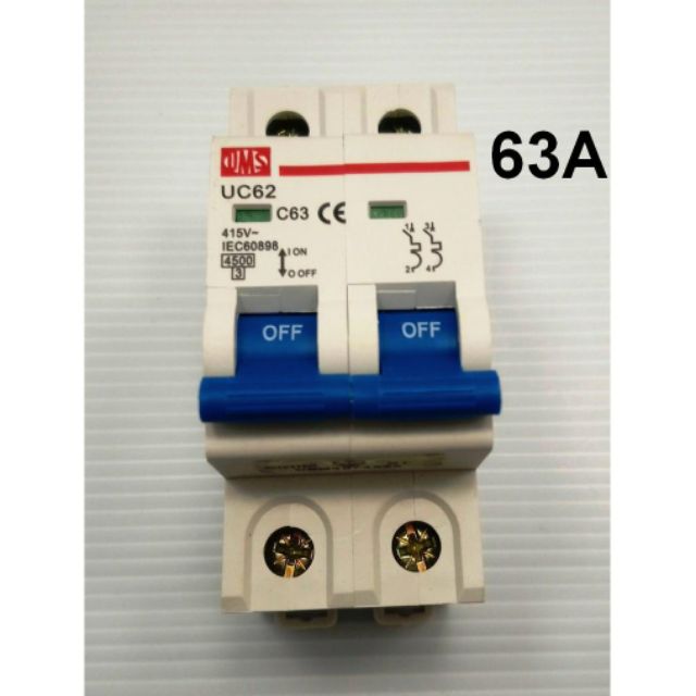 Main Switch Ums 40a 63a 2pole Ready Stock Shopee Malaysia