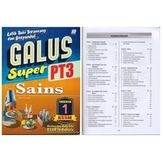 【READY STOCK】Sasbadi: Galus Super PT3 Matematik Sains 