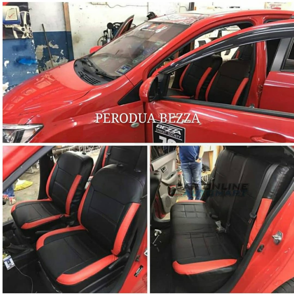 Perodua Bezza Car Seat Cover - Micro USB n