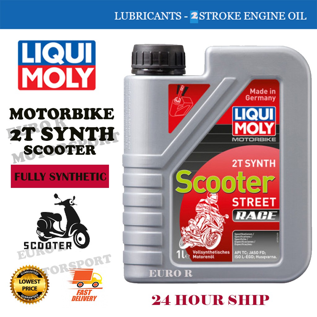 LIQUI MOLY SCOOTER 2T STNYH STREET RACE (SCOOTER) - 1L | Shopee Malaysia