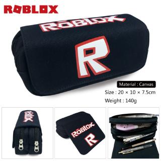 Roblox Pencil Bags Canvas Pen Case Cute Pencilcase Boys Girls Student Stationery Game Action Figure Toy Kids School Gift Shopee Malaysia - kawaii roblox pictures boy