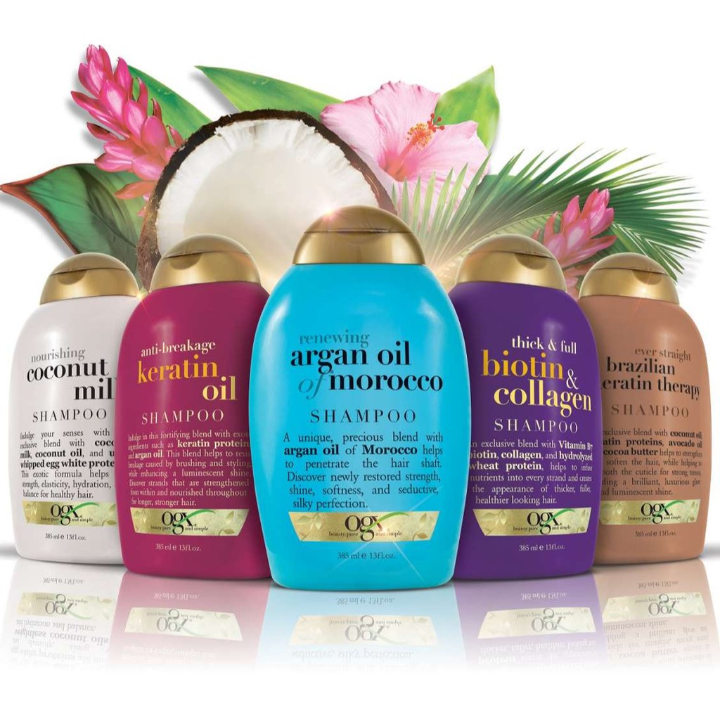 Ready Stock OGX Shampoo and Conditioner 385 ml Shopee Malaysia