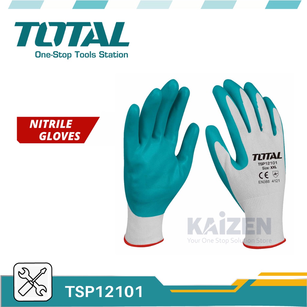 TOTAL TSP12101 XL NITRILE GLOVES Shopee Malaysia