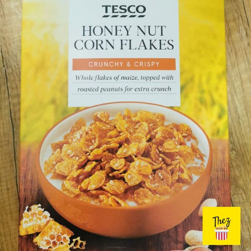 Buy Tesco Honey Nut Corn Flakes 500g Imported Whole Flakes Of Maize Topped With Roasted Peanuts For Extra Crunch Seetracker Malaysia