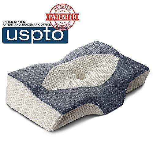 IKSTAR Memory-Foam Pillow for Sleeping Ergonomic Orthopedic Side Sleeper Pi... 