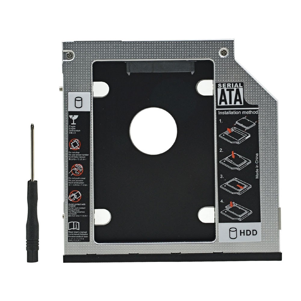 Aluminium Second HDD Caddy for Laptop 9.5mm / 12.7mm Shopee Malaysia