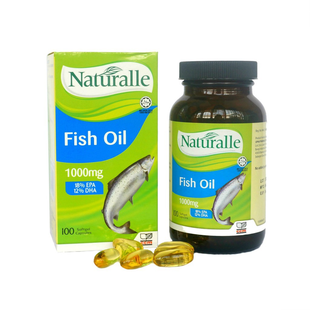 [PROMO] Naturalle Fish Oil (100 softgel capsules) 1000mg Shopee Malaysia
