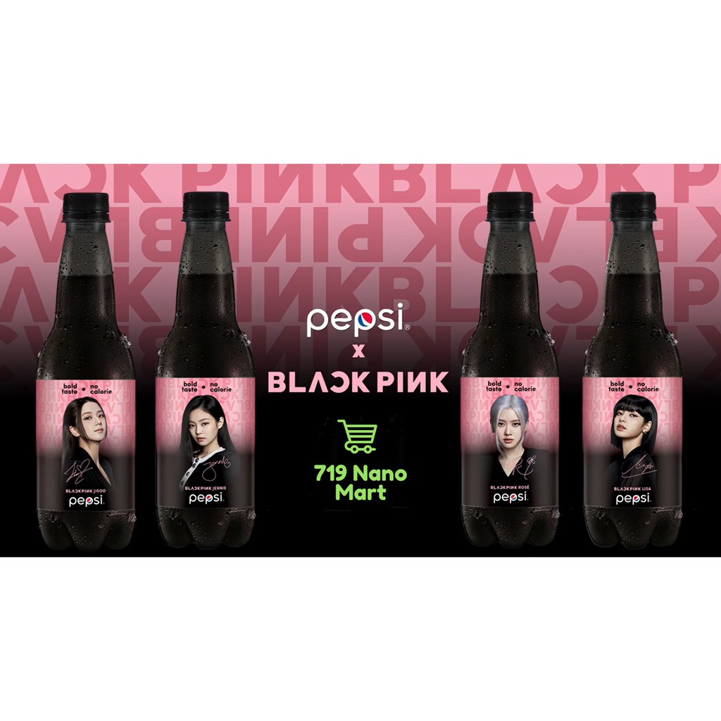 PEPSI X BLACK  PINK  400ml Bottle Shopee  Malaysia