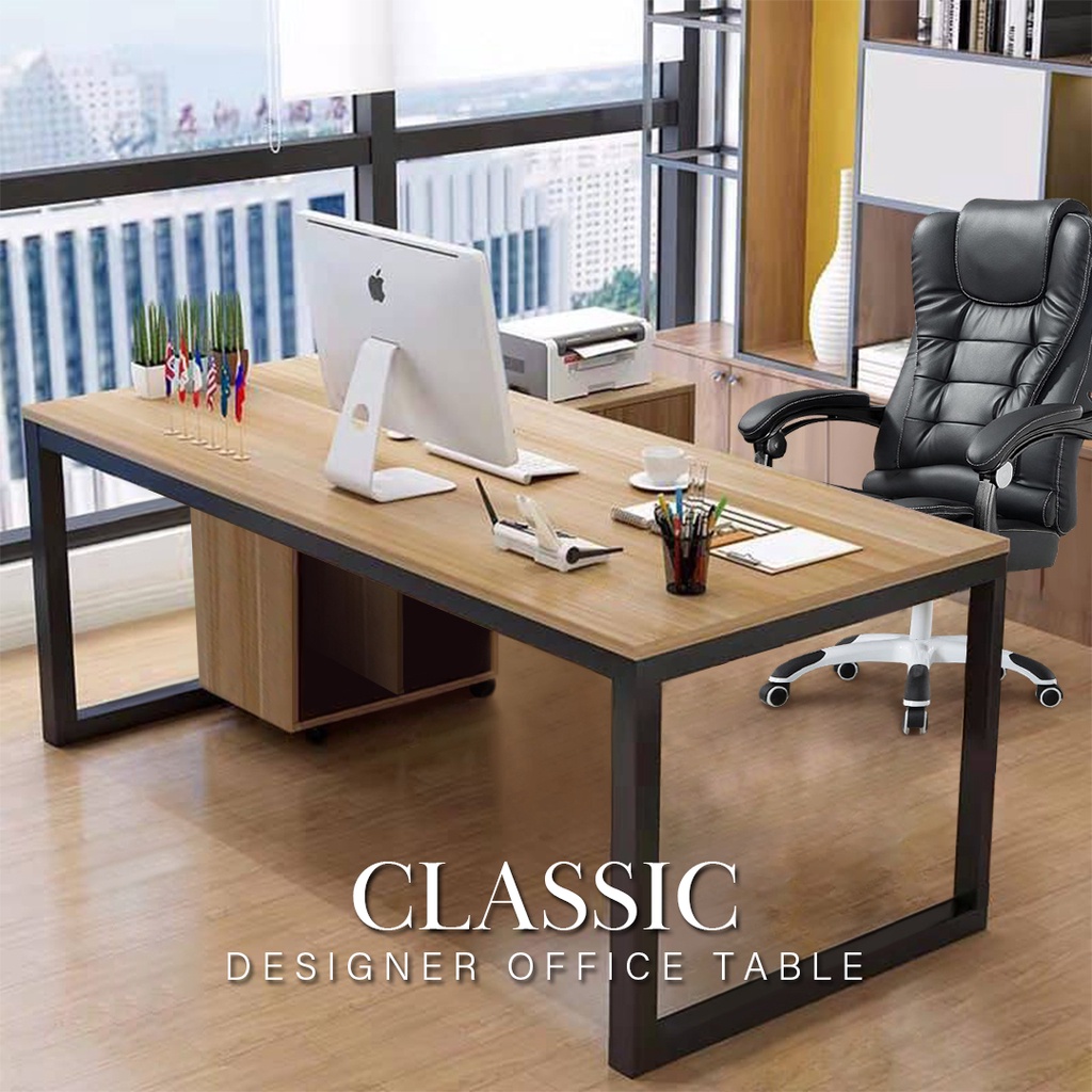 FINSSO : Designer Table / Modern Office/Study Table Display Rack