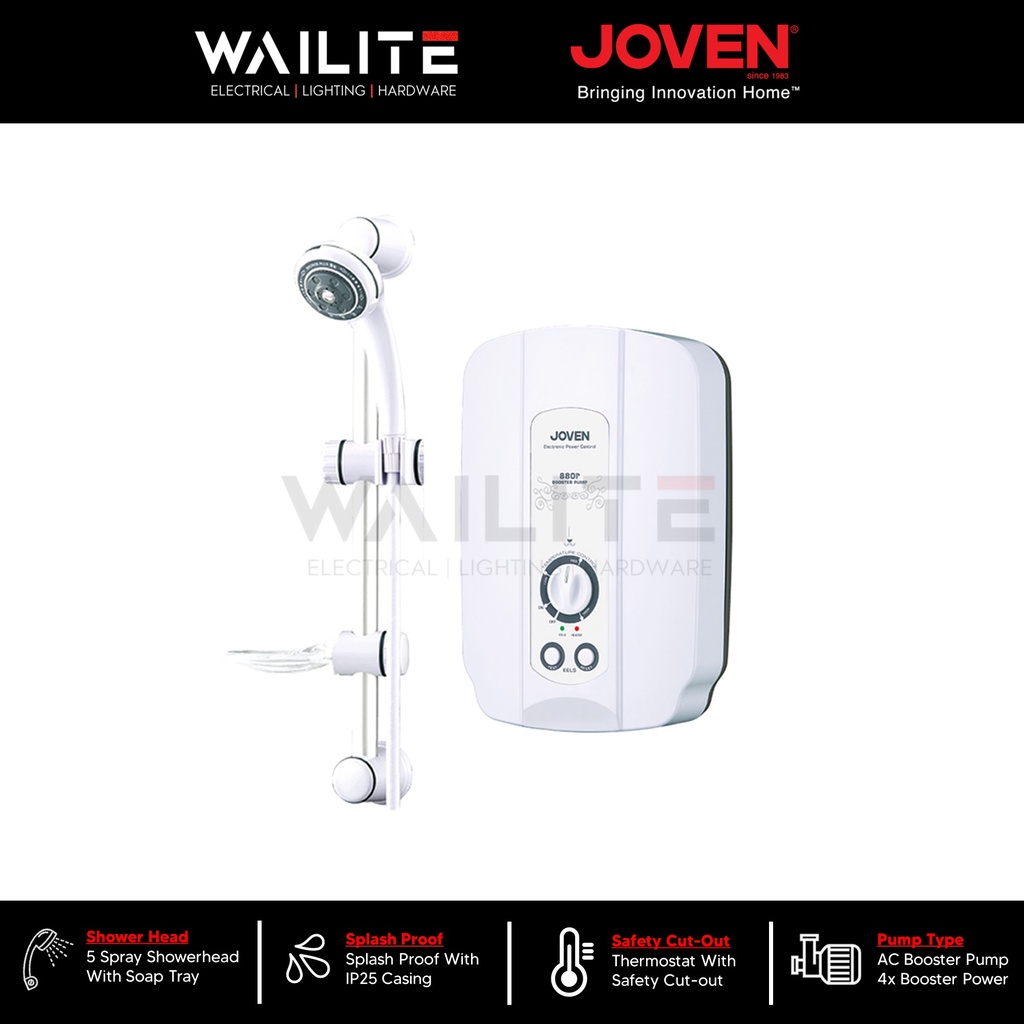 Joven AC Pump Instant Water Heater ( 880P ) / Pemanas Air Joven ...