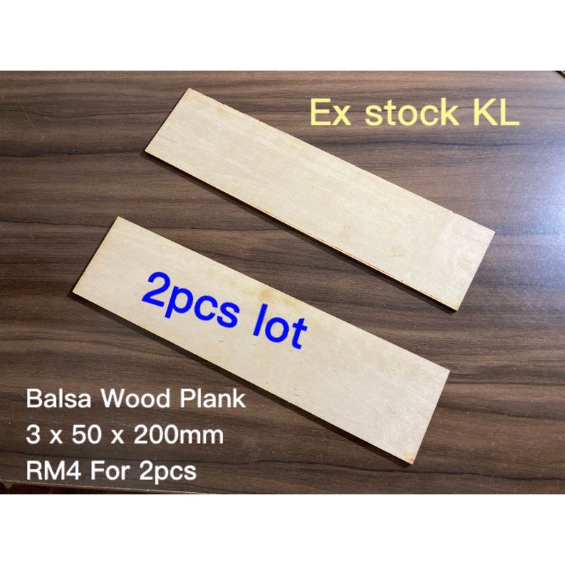 Balsa Wood Plank 3 X 50 200mm 2, Wooden Board Dimensions