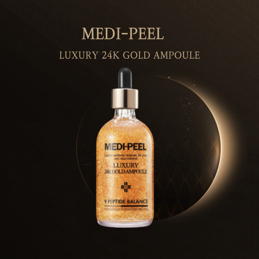 MEDIPEEL LUXURY 24K GOLD AMPOULE 100ml Shopee Malaysia