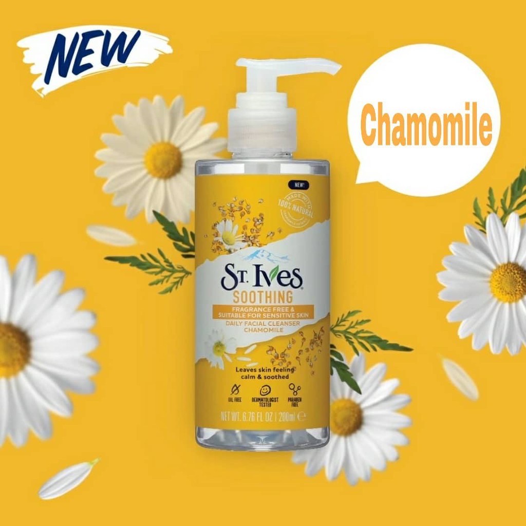 st ives face wash chamomile