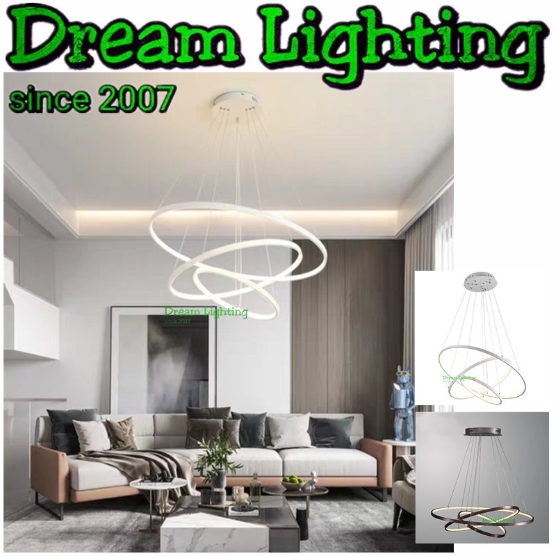 Dream Lighting Led Modern Chandelier Pendant Light Ceiling Light Lampu Hiasan Ruang Tamu Lampu Gantung Lampu Siling