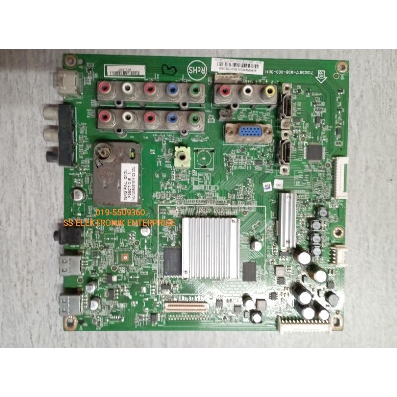 PHILIPS 32PFL3007S/98/715G5617-M0B-000-004X/MAIN/BOARD | Shopee Malaysia