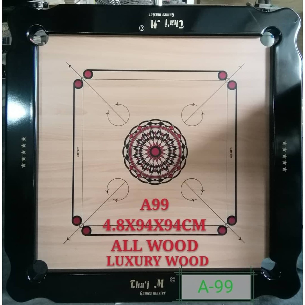 Carrom Board / Papan Carrom / Papan Kayu Carrom / Wood Carrom Board