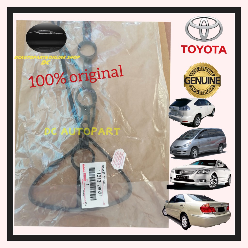 ORIGINAL TOYOTA VALVE COVER GASKET CAMRY ACV30 ACV40 ACV51 ESTIMA ACR30