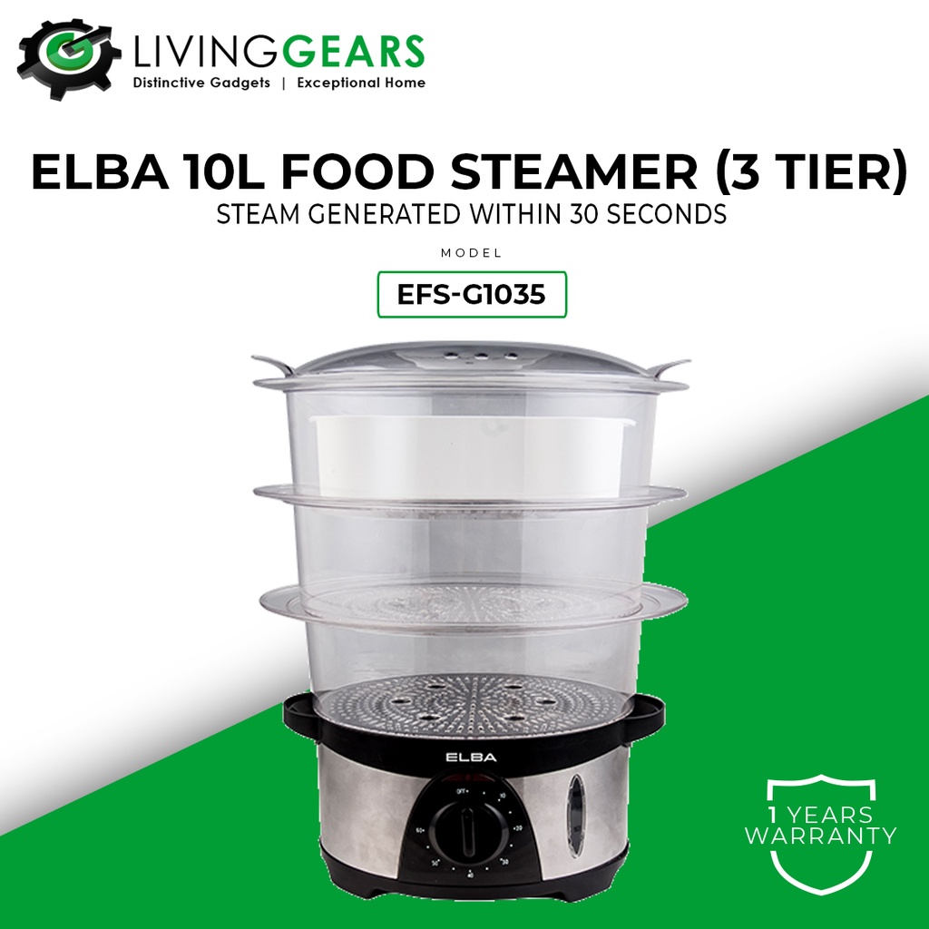 ELBA 10L Food Steamer EFSG1035 SS Shopee Malaysia