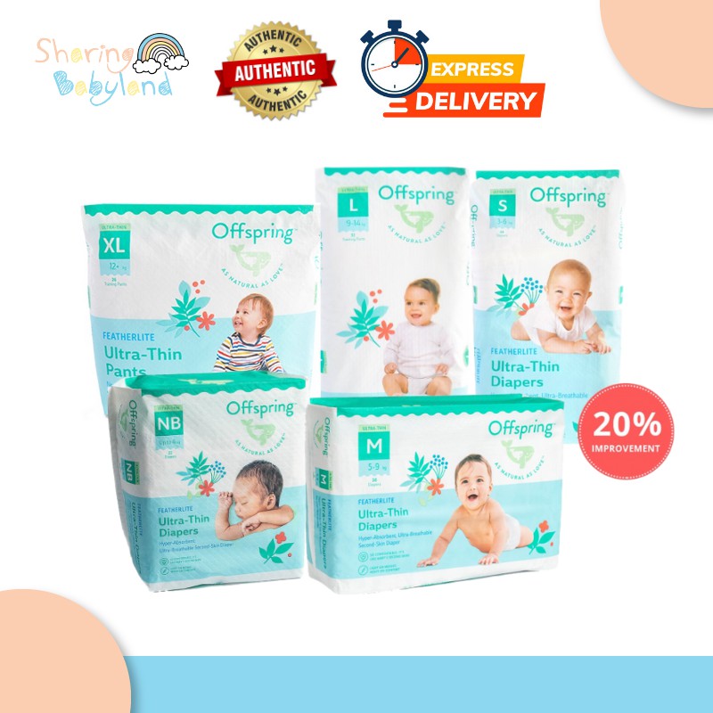 [READY STOCK] Offspring Ultra-Thin Diapers Pants new born, S & M are ...