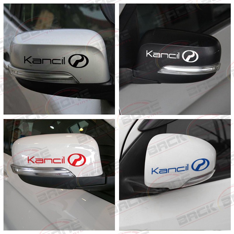 Perodua KANCIL #1 Side Mirror Sticker Car Logo  Shopee 