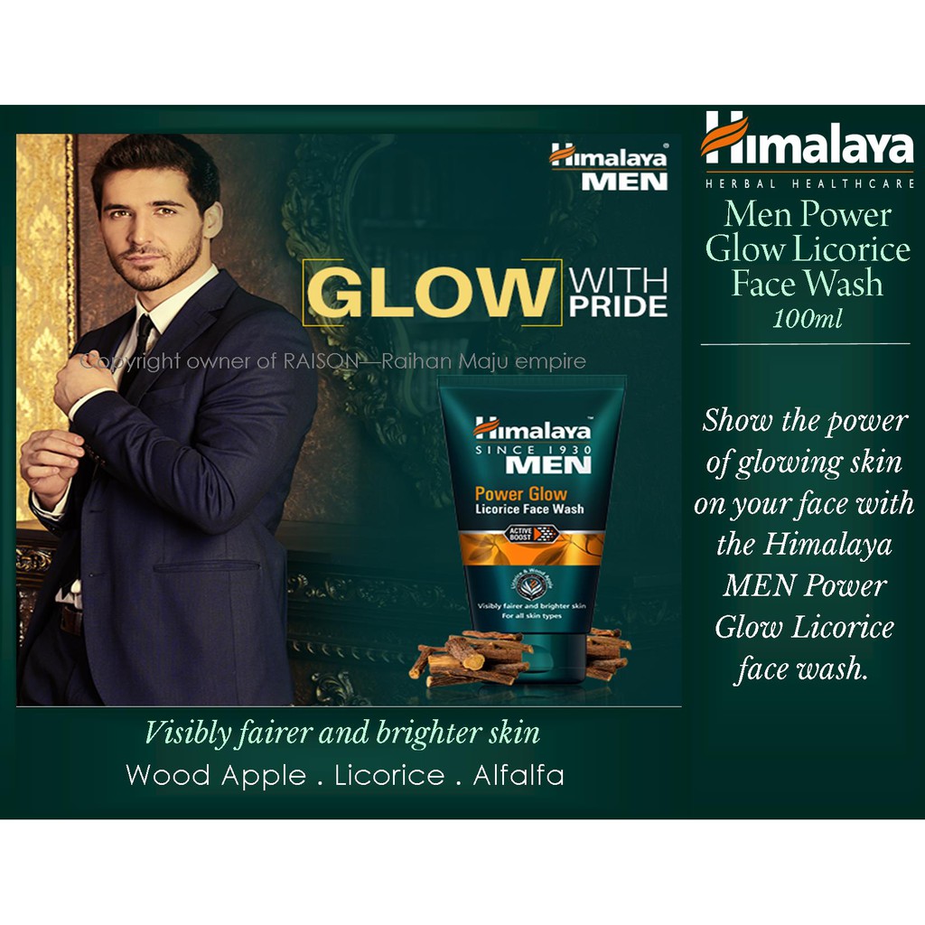 himalaya men power glow