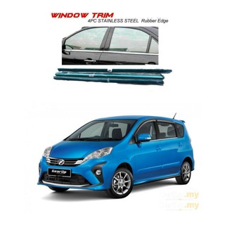 perodua alza window trim chrome lining door belt moulding | Shopee Malaysia