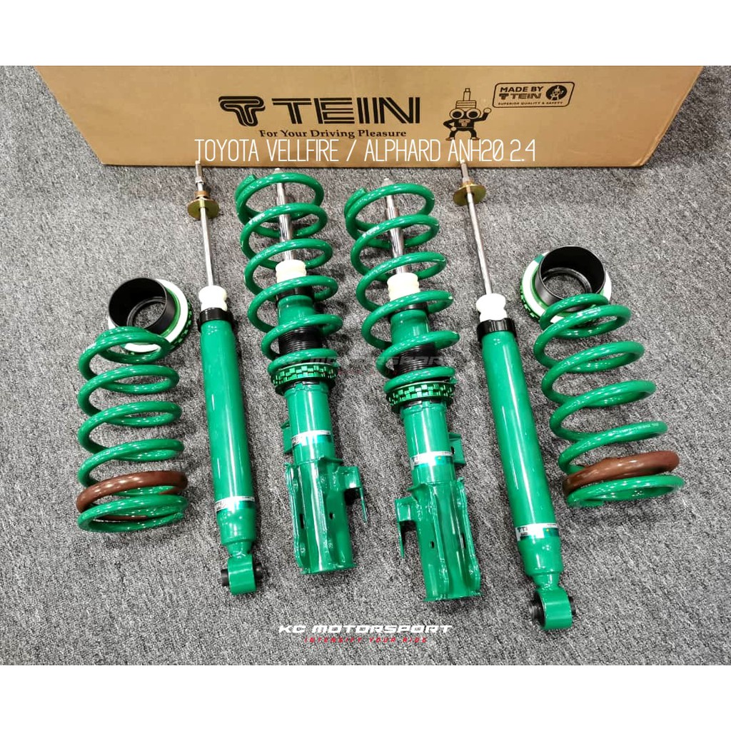 Toyota Alphard Vellfire Anh20 2 4 3 5 2008 2014 Tein Street Advance Z Adjustable Suspension Coilover Shopee Malaysia