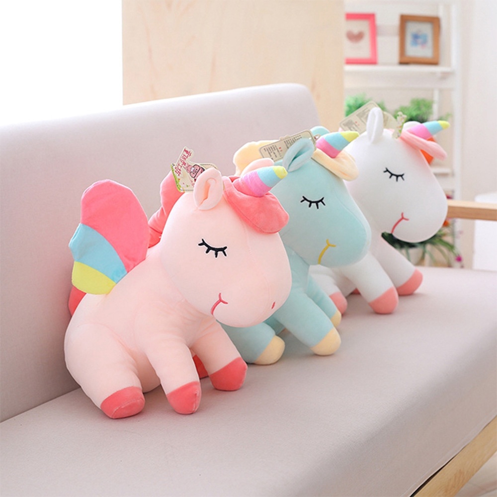 unicorn plush pillow
