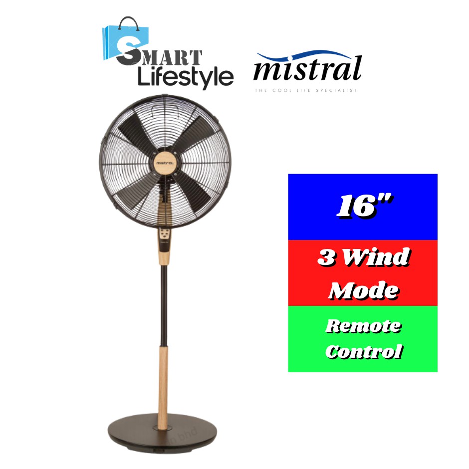 Mistral Stand Fan With Remote (16") MSF1615R Shopee Malaysia